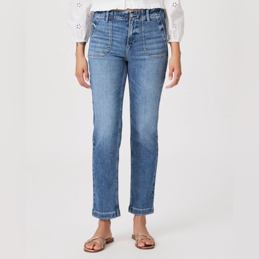 PAIGE Mayslie mid-rise straight ankle pant